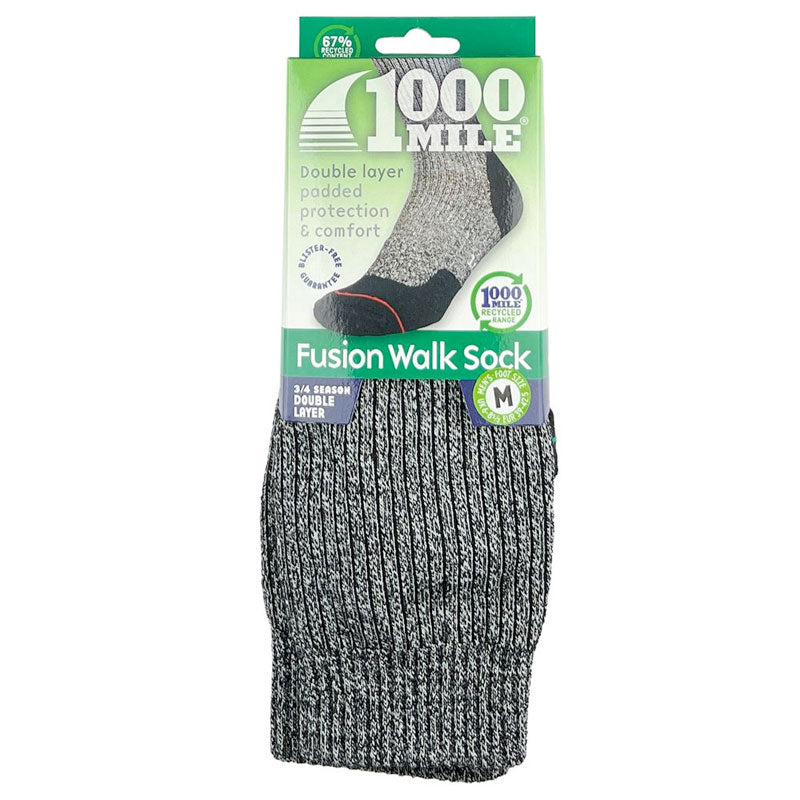 Men's Fusion Repreve Walking Sock double layer