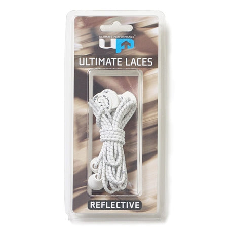 reflective white laces