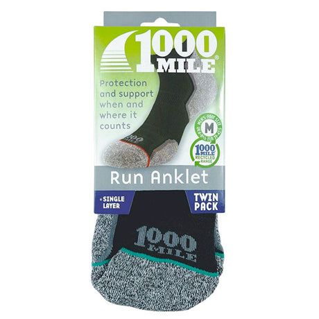 Men's Repreve Single Layer Sock Twin Pack
