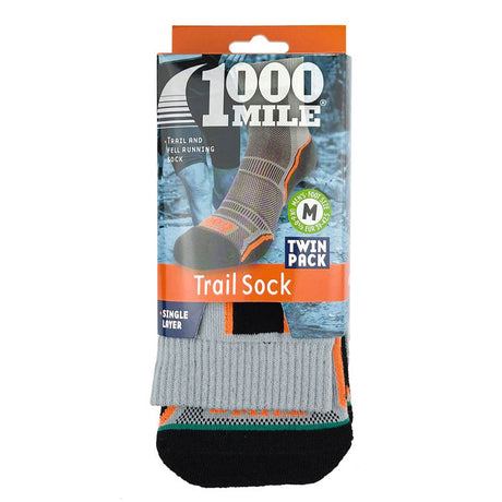 Trail 21 Single Layer Sock Twin Pack
