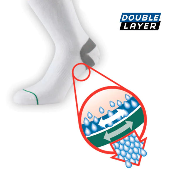 double layer walking sock