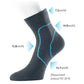 Running compression support sock