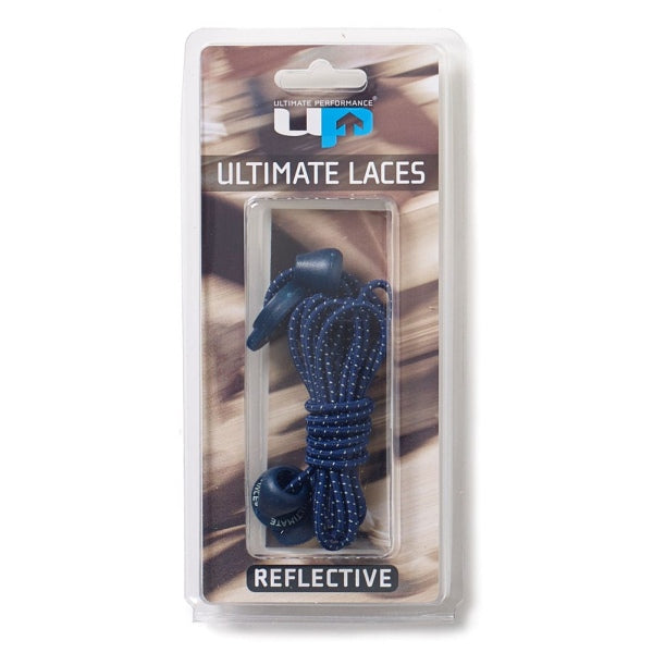 reflective elastic laces navy
