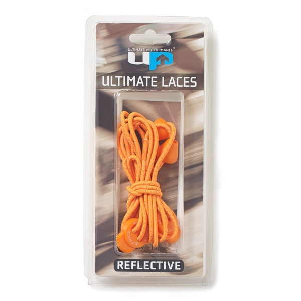 reflective elastic laces orange