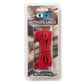 Running shoe reflective elastic laces red