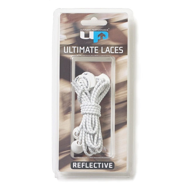 reflective white laces 