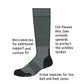 Women's Fusion Repreve Double Layer Walking Sock features